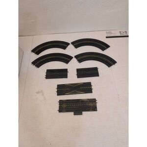 LIONEL #5405 5412-3 5404 5401 Slot Car Track Lot Of 8 90 Degree Turns More